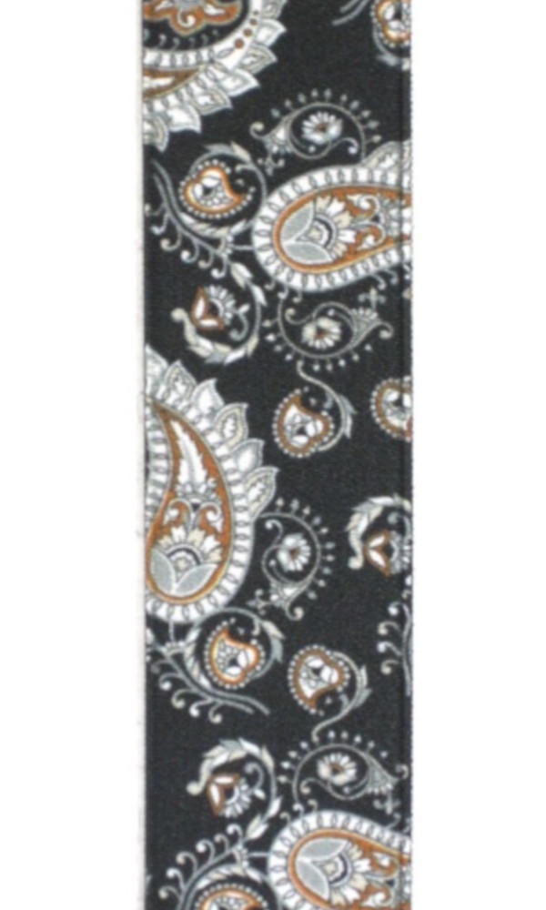 　P793-0.5　ペイズリー　　　　(黒)
