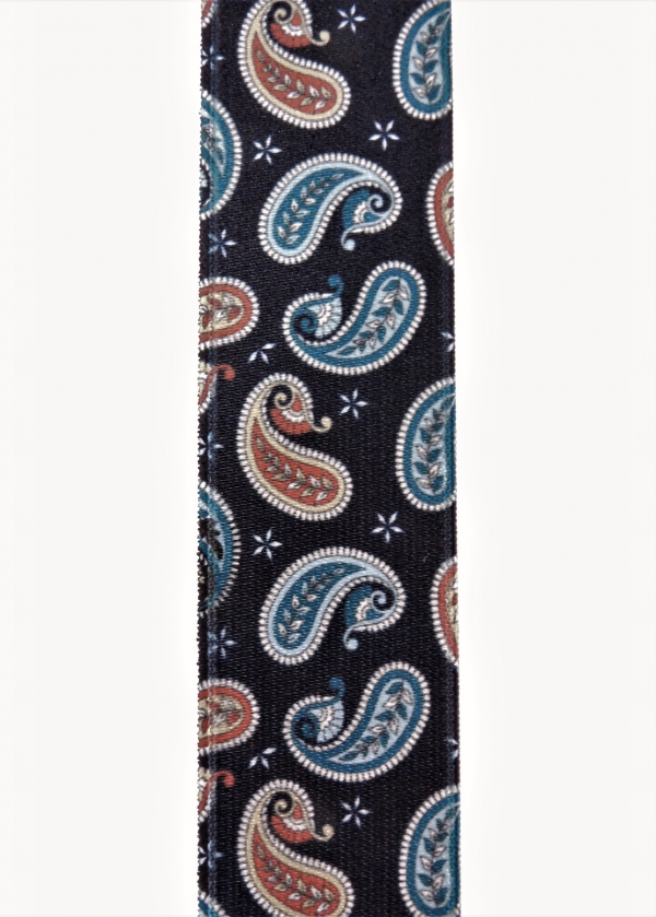 　P91A-0.1　ペイズリー　　　　　　（濃紺）