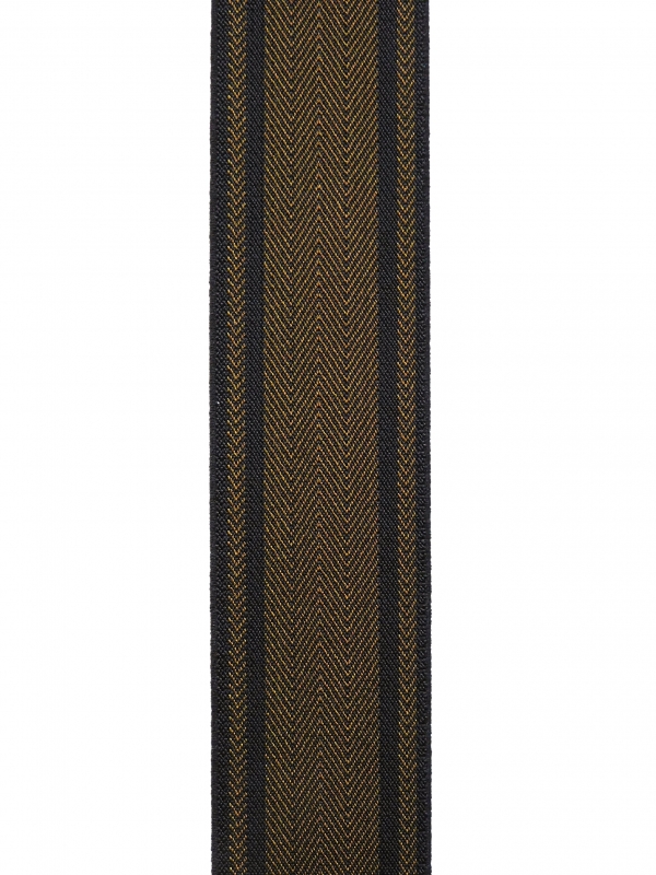 N2023-4　へリボン　　（黒×チャ）