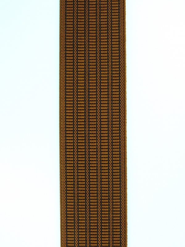 N80-2　ストライプ　　　×ブロック（金茶色）