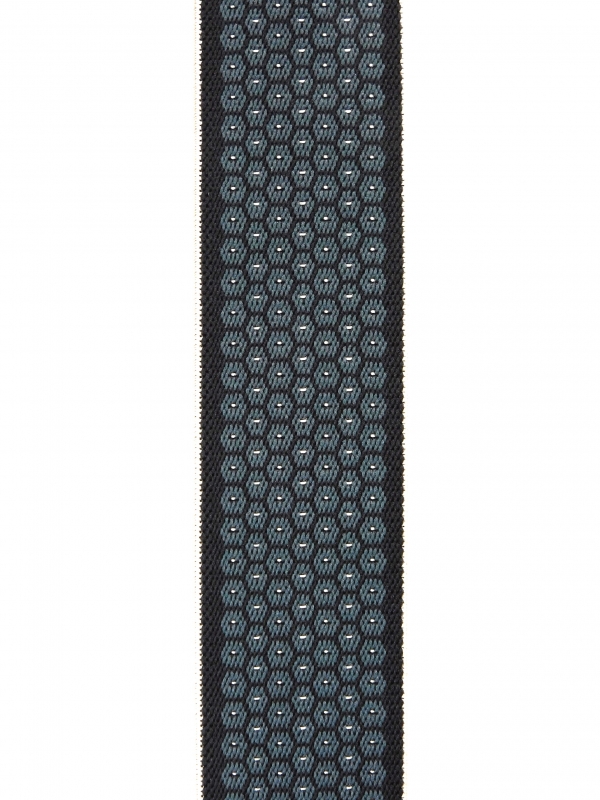 N938-3　ハニカム柄　（黒×グレー）