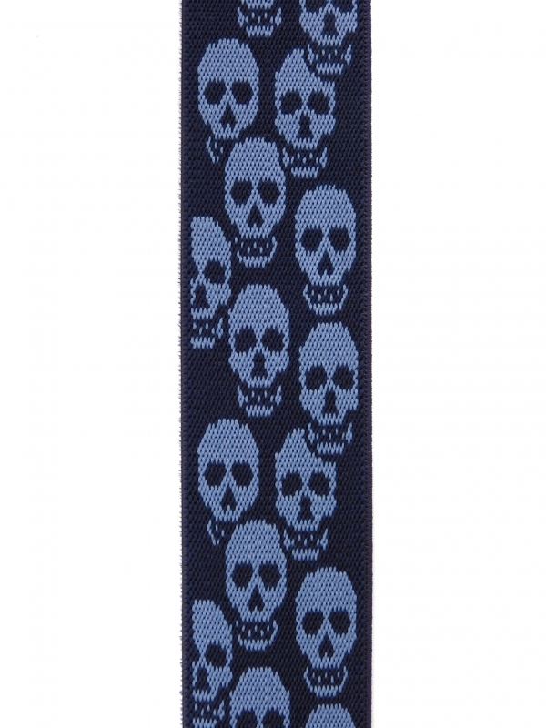 N939-4　ドクロ　　（濃紺×ブルー）