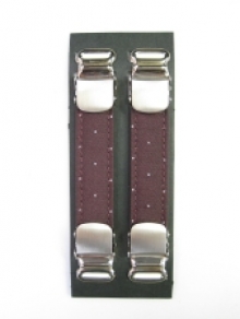 15mm　ドット柄　エンジ