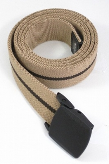 ３５ｍｍ検針器対応ゴムベルト　<br />
ストライプ１本線　<br />
ベージュ×茶