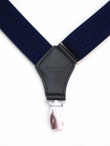 サイド吊り型（可動式）　30ｍｍ変り織り（紺）