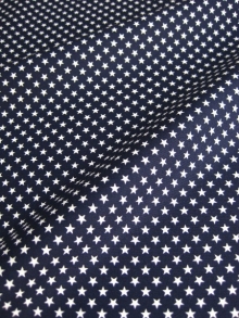 ファブリックH型サスペンダー<br />
スター(紺)