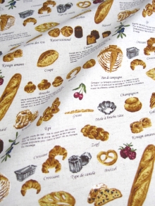 ファブリックH型サスペンダー<br />
パン柄