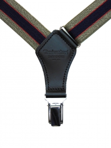 NEW (2023)<br />
25?　ホルスター型<br />
ストライプ（カーキ×紺）