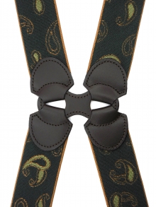 NEW (2025)<br />
35?　Ｈ型サスペンダー<br />
ペイズリー（グリン）