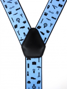 NEW (2026)<br />
35?　Y型サスペンダー<br />
メンズグッズ（水色）