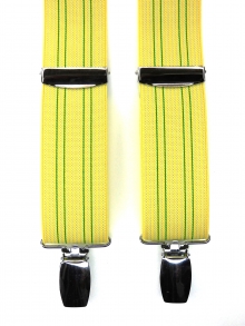 NEW (2026)<br />
35?　X型サスペンダー<br />
ストライプ（レモン）