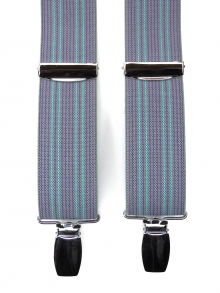 NEW (2026)<br />
35?　X型サスペンダー<br />
ストライプ（グレー）