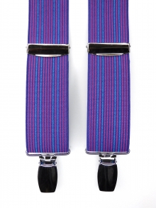 NEW (2026)<br />
35?　X型サスペンダー<br />
ストライプ（パープル）