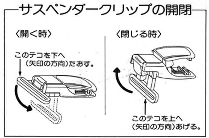 特殊なサスペンダー